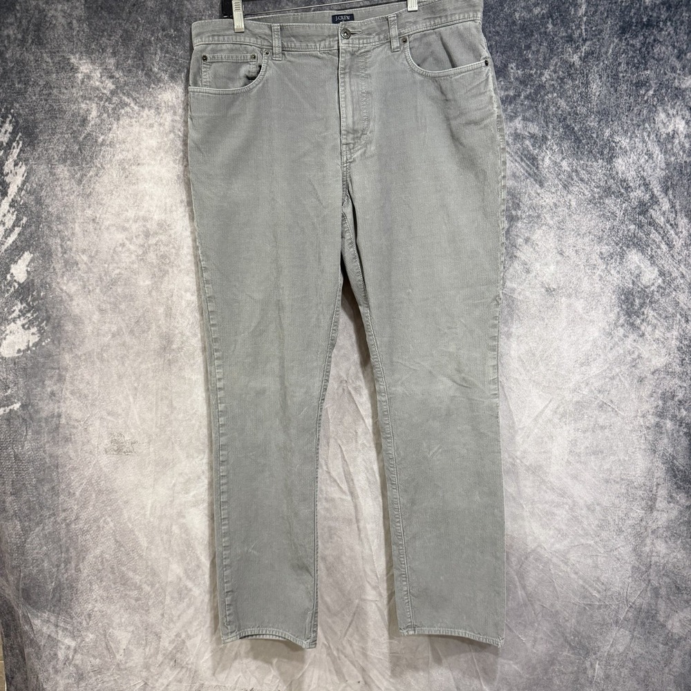 J Crew Corduroy Pants Mens Size 36x34 Gray Chino